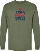 Long Sleeves - USA CUP Qualifier Texas 2026 - vertical red and blue