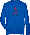 Performance Long Sleeves - USA CUP Qualifier Texas 2026 - vertical red and blue