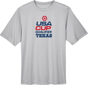 Performance Short Sleeves - USA CUP Qualifier Texas 2026 - vertical red and blue