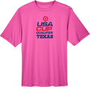 Performance Short Sleeves - USA CUP Qualifier Texas 2026 - vertical red and blue