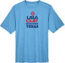 Performance Short Sleeves - USA CUP Qualifier Texas 2026 - vertical red and blue