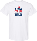 Short Sleeves - USA CUP Qualifier Texas 2026 - vertical red and blue