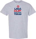 Short Sleeves - USA CUP Qualifier Texas 2026 - vertical red and blue