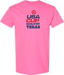 Short Sleeves - USA CUP Qualifier Texas 2026 - vertical red and blue