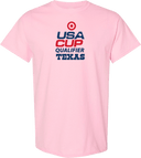 Short Sleeves - USA CUP Qualifier Texas 2026 - vertical red and blue