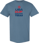 Short Sleeves - USA CUP Qualifier Texas 2026 - vertical red and blue