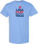 Short Sleeves - USA CUP Qualifier Texas 2026 - vertical red and blue