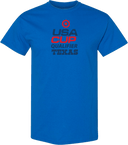 Short Sleeves - USA CUP Qualifier Texas 2026 - vertical red and blue