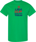 Short Sleeves - USA CUP Qualifier Texas 2026 - vertical red and blue