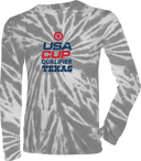 Tie-Dye Long Sleeves - USA CUP Qualifier Texas 2026 - vertical red and blue