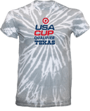 Tie-Dye Short Sleeves - USA CUP Qualifier Texas 2026 - vertical red and blue