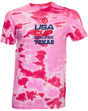 Tie-Dye Short Sleeves - USA CUP Qualifier Texas 2026 - vertical red and blue