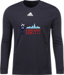 Adidas Cotton Long Sleeves - Chicago Cup 2026 (Secondary Logo)