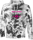 Under Armour Rival Fleece Hoodie Tie-Dye - The Clash 2026 (Vibrant Magenta Shield)
