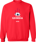 Crew Sweatshirt - USYS GA State Cup (w2/3) 2026(White and Red)