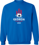Crew Sweatshirt - USYS GA State Cup (w2/3) 2026(White and Red)