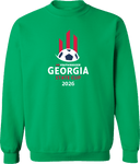 Crew Sweatshirt - USYS GA State Cup (w2/3) 2026(White and Red)