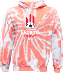 Tie-Dye Hoodies - USYS GA State Cup (w2/3) 2026(White and Red)