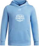 Under Armour Team Icon Fleece Hoodie - USA Football Summer Series 2026 (S&S White)