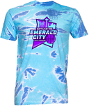 Tie-Dye Short Sleeves - Battle In The Emerald City 2026 (Main Logo)
