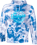 Under Armour Rival Fleece Hoodie Tie-Dye - UA Future West Regionals Session 1 2026(Cyan Circle Badge)