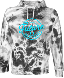 Under Armour Rival Fleece Hoodie Tie-Dye - UA Future West Regionals Session 1 2026(Cyan Circle Badge)