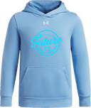 Under Armour Team Icon Fleece Hoodie - UA Future West Regionals Session 1 2026(Cyan Circle Badge)