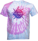 Tie-Dye Short Sleeves - Five Points Festival 2026
