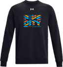 Under Armour Rival Fleece Crew - Back Pipe City Lacrosse Festival 2026 (Stripes, Light Version)