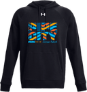 Under Armour Rival Fleece Hoodie - Back Pipe City Lacrosse Festival 2026 (Stripes, Light Version)