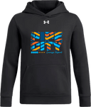 Under Armour Team Icon Fleece Hoodie - Back Pipe City Lacrosse Festival 2026 (Stripes, Light Version)