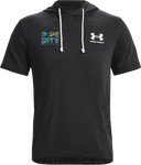 Under Armour Rival Terry Short-sleeve Hoodie - Back Pipe City Lacrosse Festival 2026 (Stripes, Light Version)