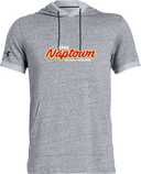Under Armour Stadium Short Sleeve Hoodie - Naptown National Challenge 2026 (Wordmark - White)