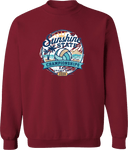 Crew Sweatshirt - Sunshine State Championships AAU Grand Prix 2026 (Volleyball centerpiece)
