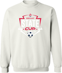 Crew Sweatshirt - USYS KY State Cup (w1/2) 2026 (White & Navy Main Logo)