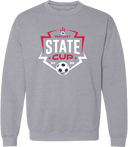 Crew Sweatshirt - USYS KY State Cup (w1/2) 2026 (White & Navy Main Logo)