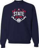 Crew Sweatshirt - USYS KY State Cup (w1/2) 2026 (White & Navy Main Logo)