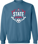 Crew Sweatshirt - USYS KY State Cup (w1/2) 2026 (White & Navy Main Logo)