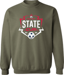 Crew Sweatshirt - USYS KY State Cup (w1/2) 2026 (White & Navy Main Logo)