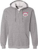 Full Zip Hoodies - USYS KY State Cup (w1/2) 2026 (White & Navy Main Logo)