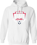 Hoodies - USYS KY State Cup (w1/2) 2026 (White & Navy Main Logo)