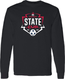 Long Sleeves - USYS KY State Cup (w1/2) 2026 (White & Navy Main Logo)