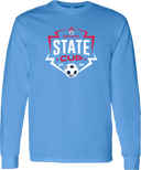 Long Sleeves - USYS KY State Cup (w1/2) 2026 (White & Navy Main Logo)