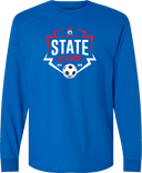 Long Sleeves - USYS KY State Cup (w1/2) 2026 (White & Navy Main Logo)