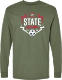 Long Sleeves - USYS KY State Cup (w1/2) 2026 (White & Navy Main Logo)