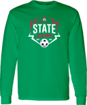 Long Sleeves - USYS KY State Cup (w1/2) 2026 (White & Navy Main Logo)