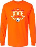 Long Sleeves - USYS KY State Cup (w1/2) 2026 (White & Navy Main Logo)