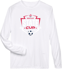 Performance Long Sleeves - USYS KY State Cup (w1/2) 2026 (White & Navy Main Logo)
