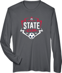 Performance Long Sleeves - USYS KY State Cup (w1/2) 2026 (White & Navy Main Logo)