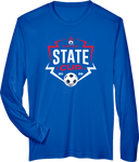 Performance Long Sleeves - USYS KY State Cup (w1/2) 2026 (White & Navy Main Logo)